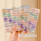 Tiny Pop Mini Hair Ties Set – 8/16PCS Cute Colorful Elastic Bands