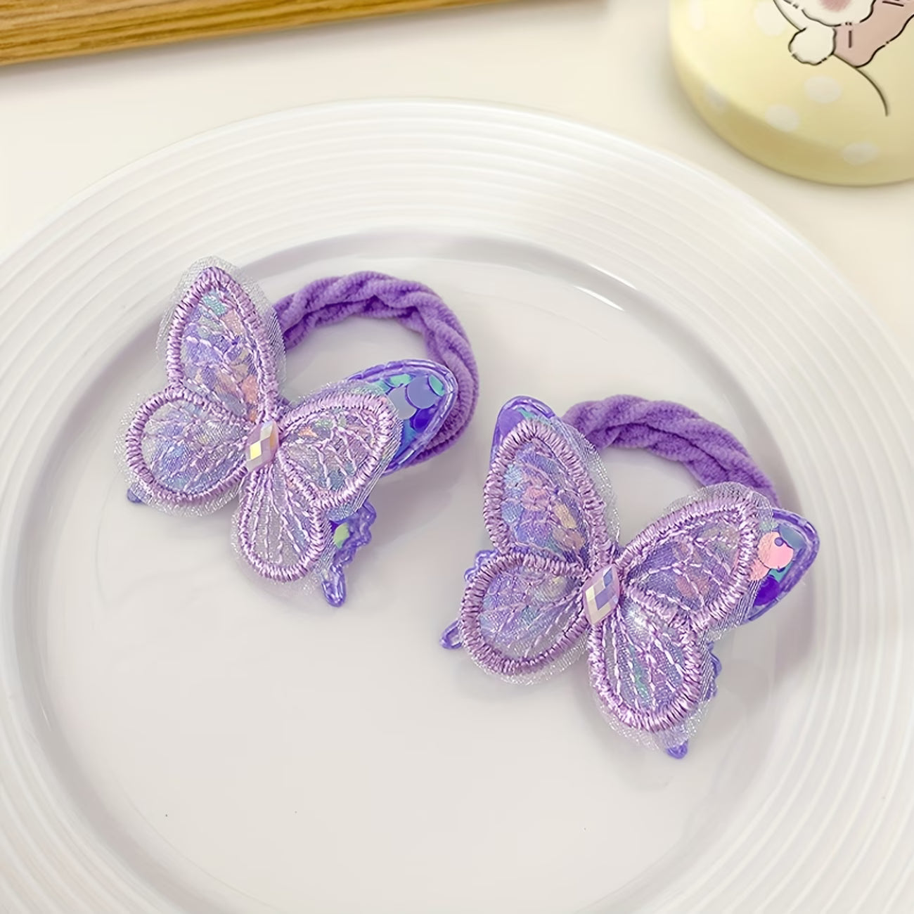 Coquette Luxe Hair Set – 8PCS Bow Headband & Elastic Ties