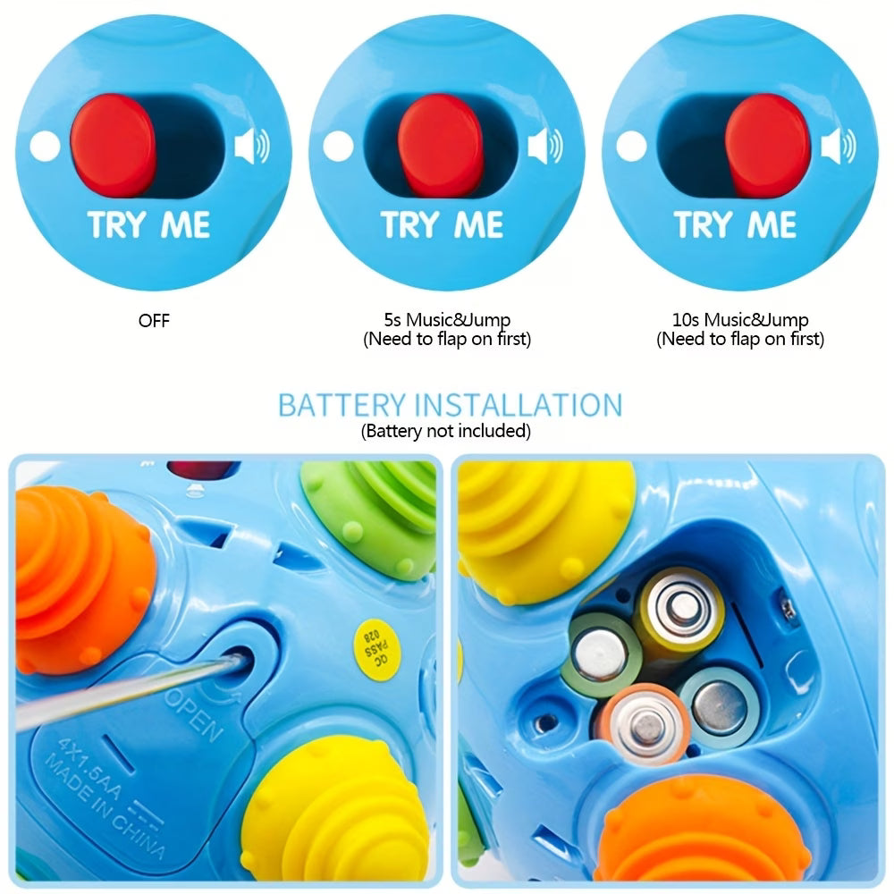 Rolling Ball Toy with Music, Sound & Vibration