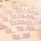 Candy Bow Hair Ties Set 8PCS Cute Baby Girl Elastic Bands
