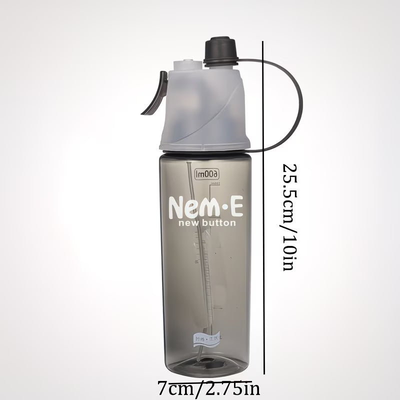 Personalized Sports Spray Water Bottle – Leakproof Mist & Drink Cooling Bottle
