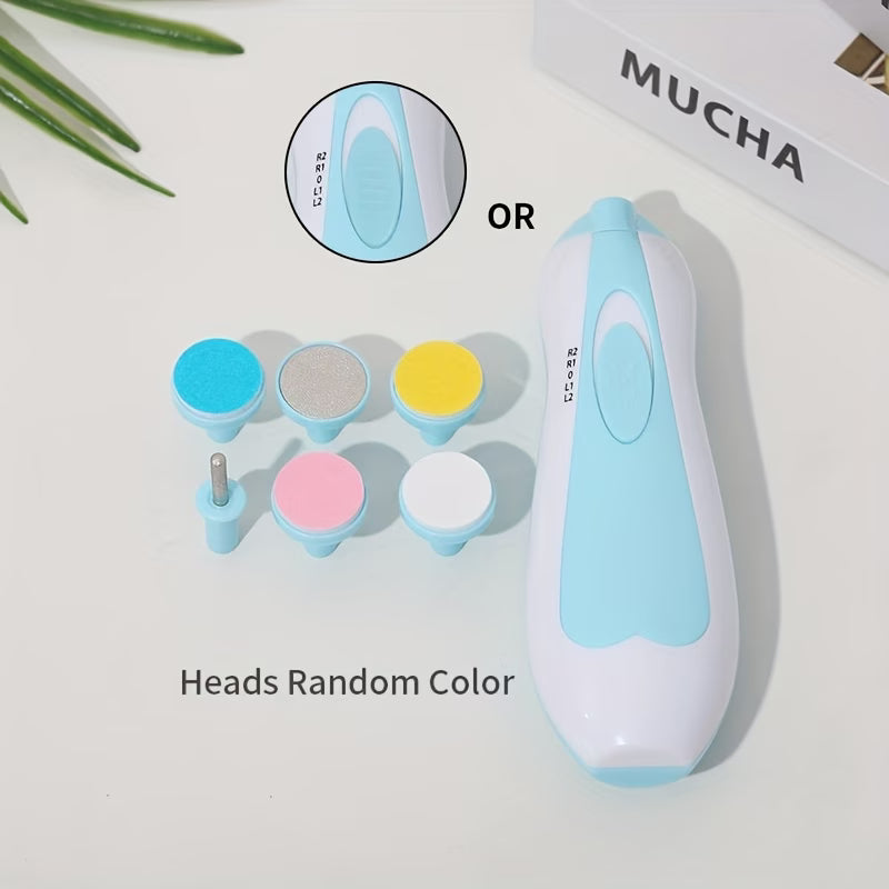 Children’s Electric Baby Nail Trimmer Kit – Safe Nail Clipper and Polishing Set