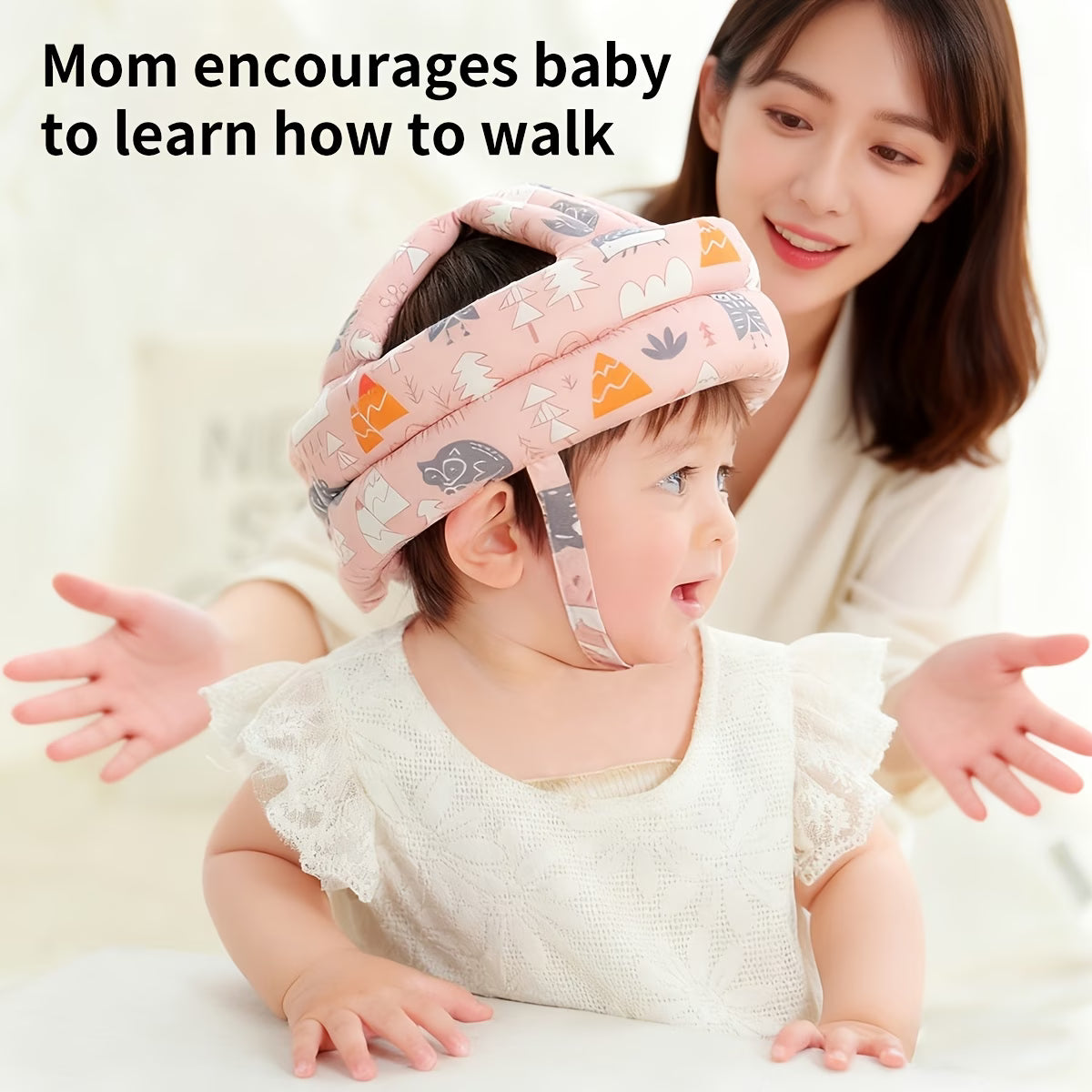 Baby Head Protector Cap – Soft Safety Helmet