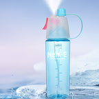 Personalized Sports Spray Water Bottle – Leakproof Mist & Drink Cooling Bottle