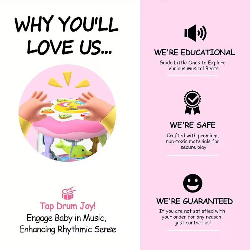 Baby Crawling Musical Toy – Light & Sound Interactive Learning Toy