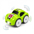 Multicolor remote control toy car with number 15 design and led lights