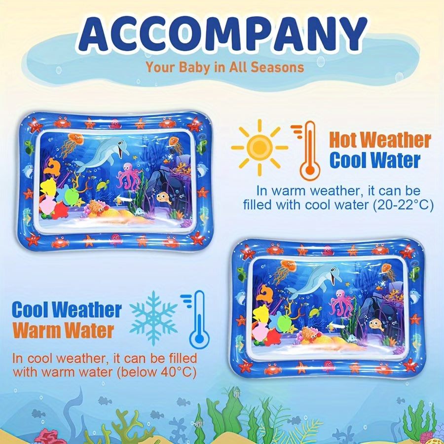 Baby Water Play Mat – Inflatable Sensory Development Activity Mat