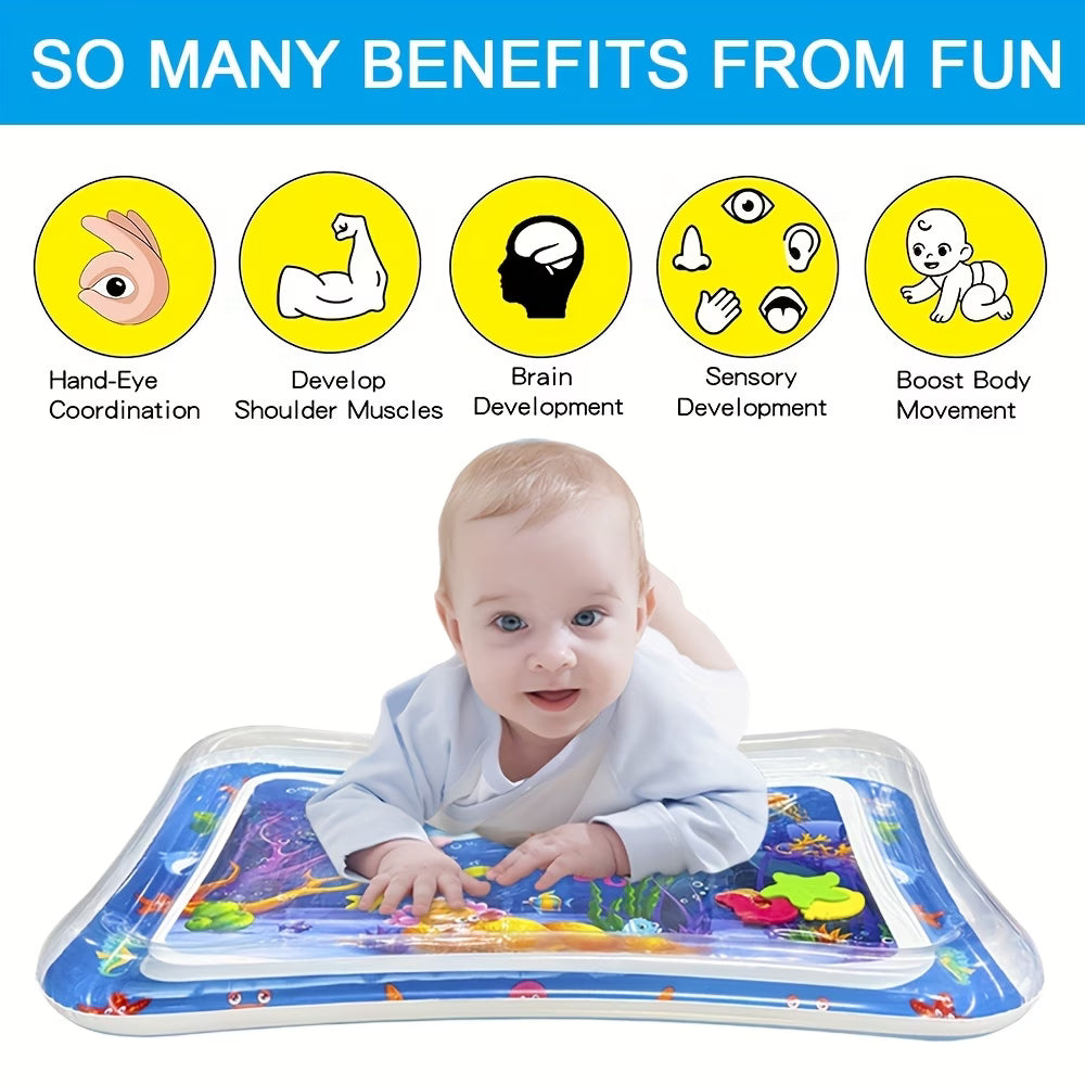 Baby Water Play Mat – Inflatable Sensory Development Activity Mat
