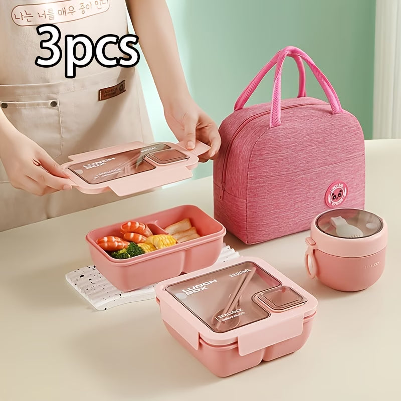 3-Piece Kids Lunch Box Set