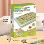 36-Piece Flip Chess Memory Board Game – Fruit and Animal Themed Concentration Puzzle