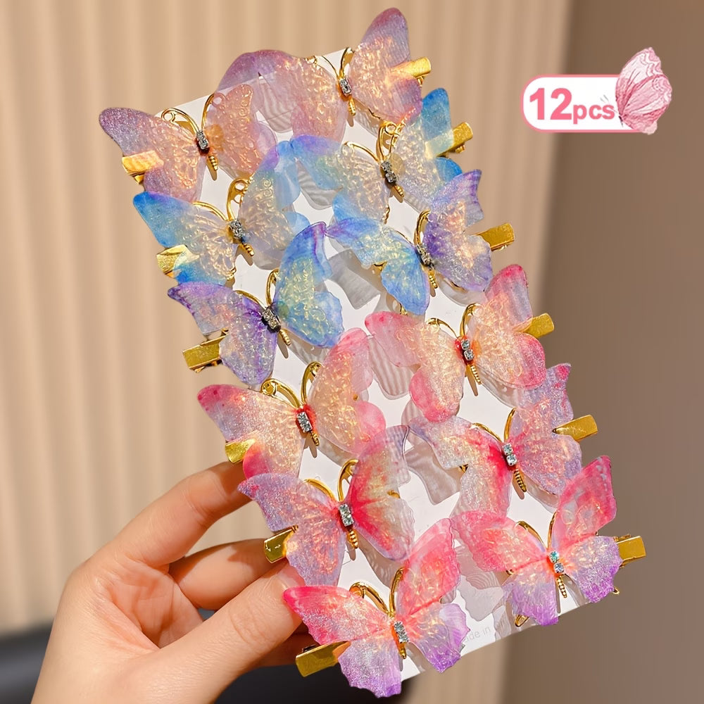 Kawaii Pop Hair Clips Set Cute Multicolor Mini Claws