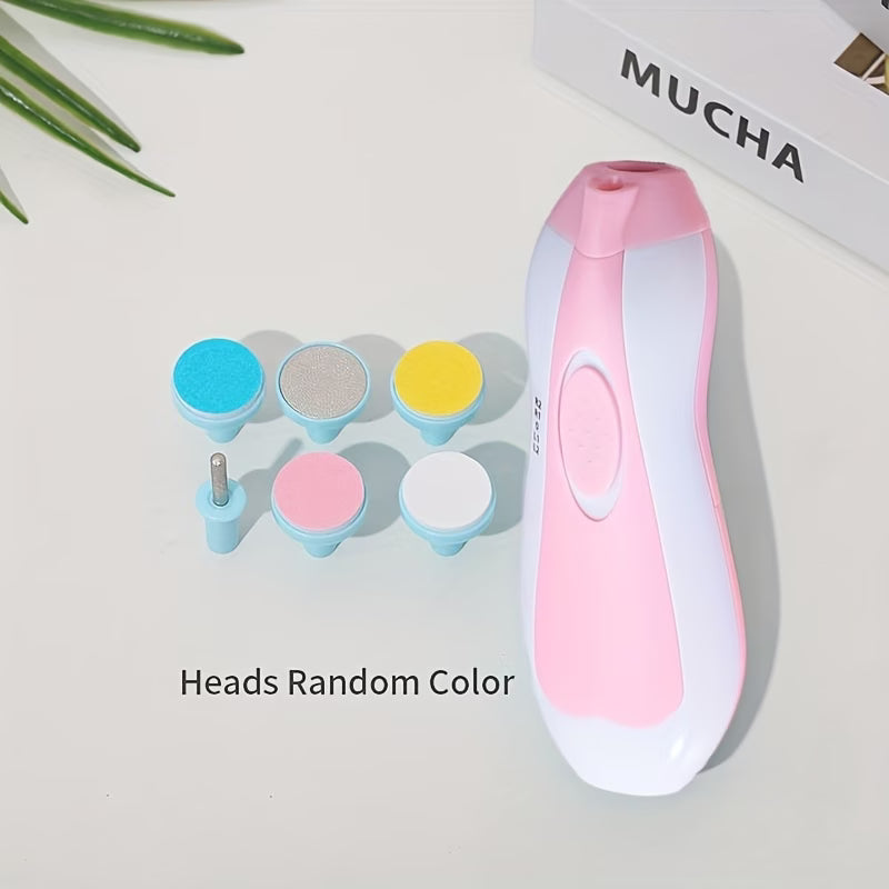 Children’s Electric Baby Nail Trimmer Kit – Safe Nail Clipper and Polishing Set