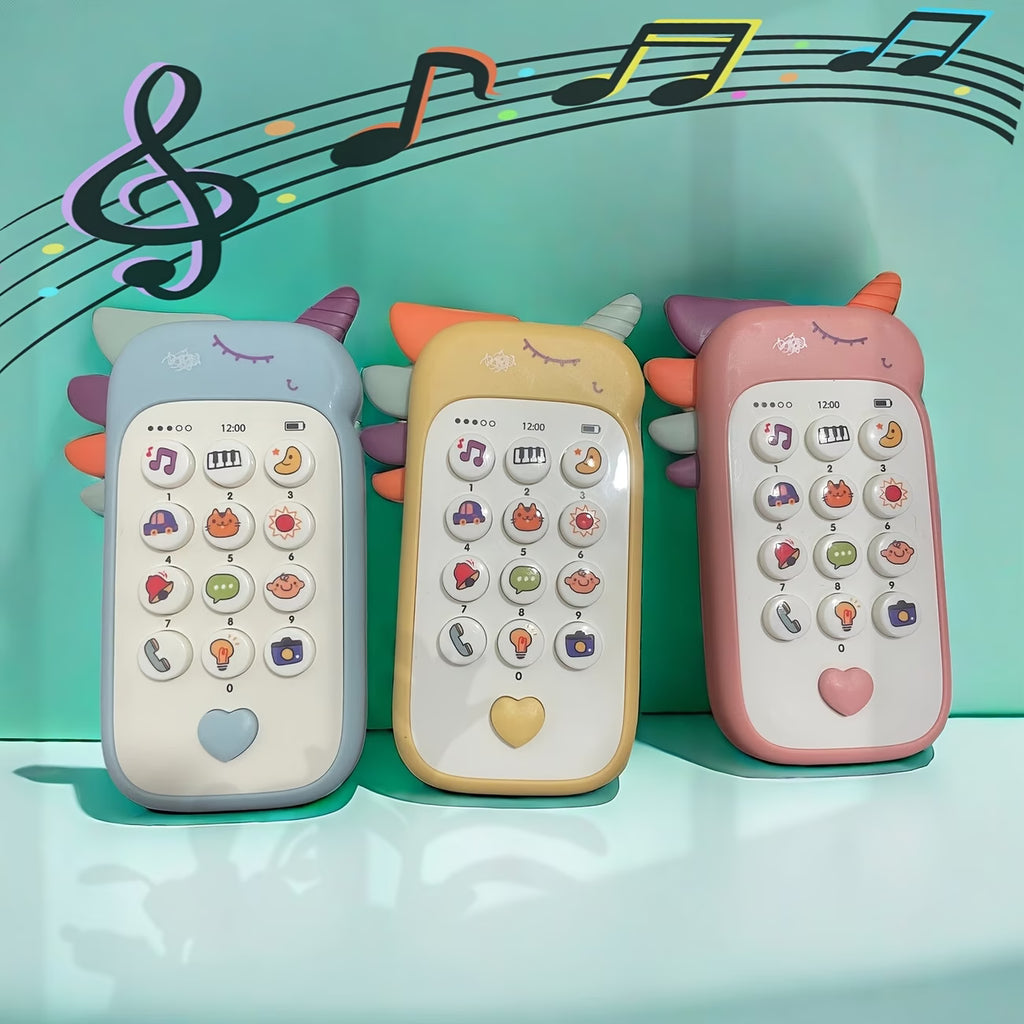 Cartoon Bear Toy Phone – Music & Light Toy