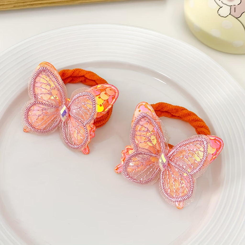 Coquette Luxe Hair Set – 8PCS Bow Headband & Elastic Ties