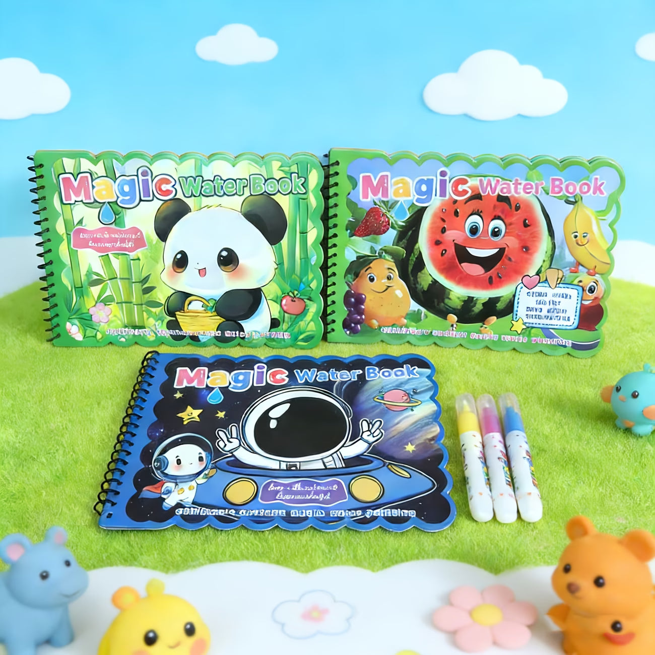 Magic Water Coloring Book