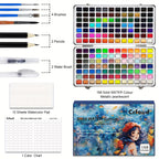 Watercolor Paint Set – 168 Colors with Palette