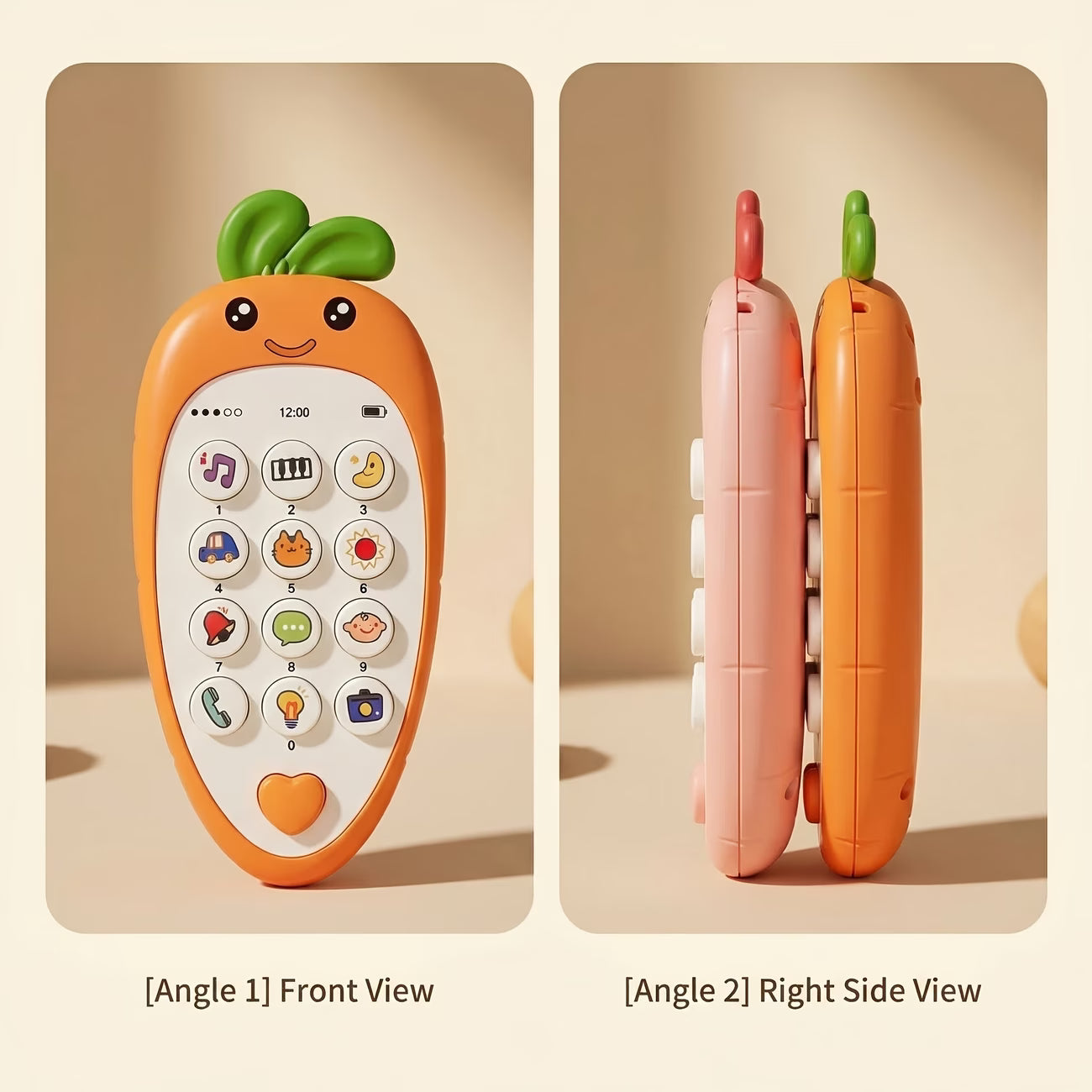 Cartoon Bear Toy Phone – Music & Light Toy