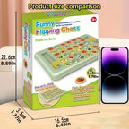 36-Piece Flip Chess Memory Board Game – Fruit and Animal Themed Concentration Puzzle