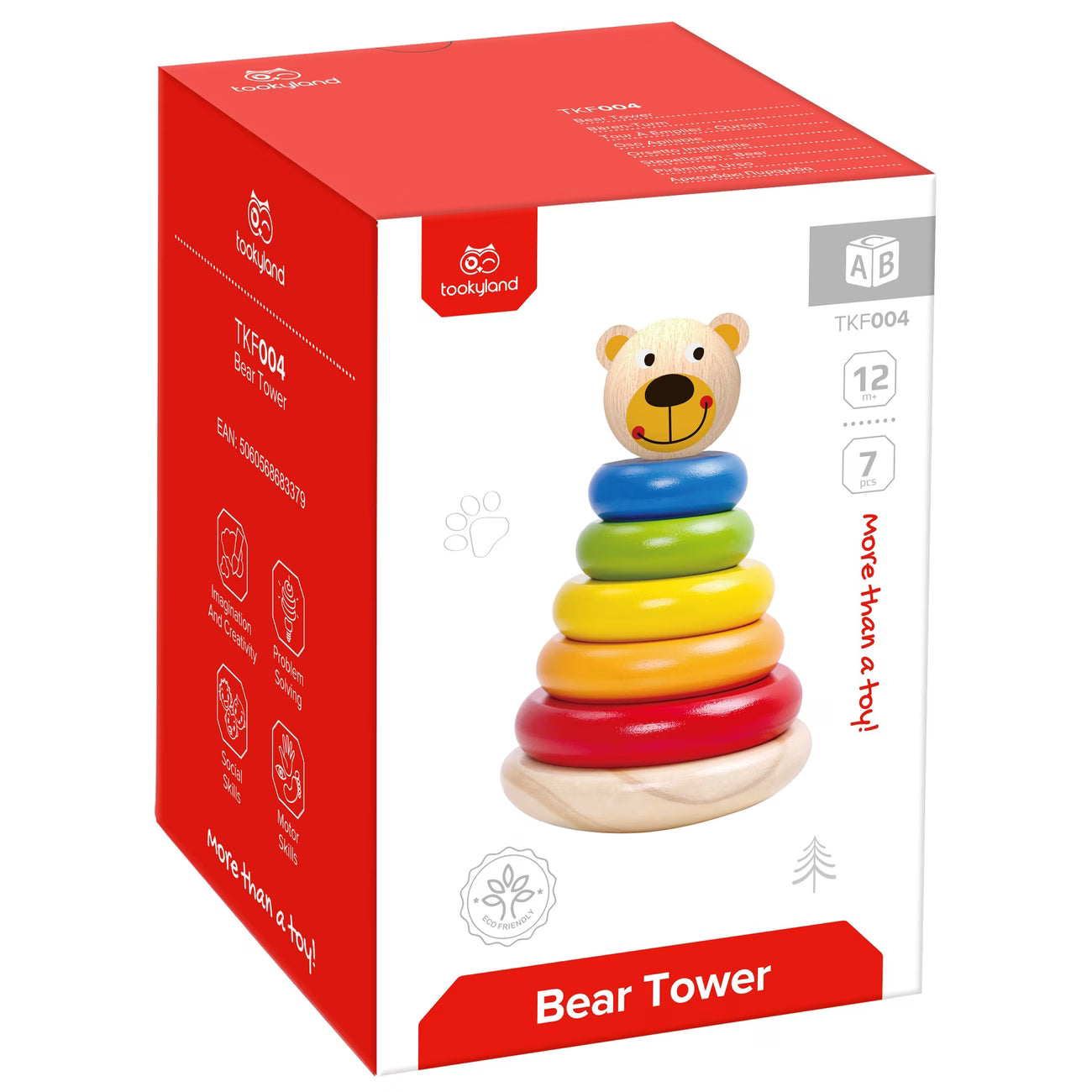 Rainbow Stacking Blocks Toy