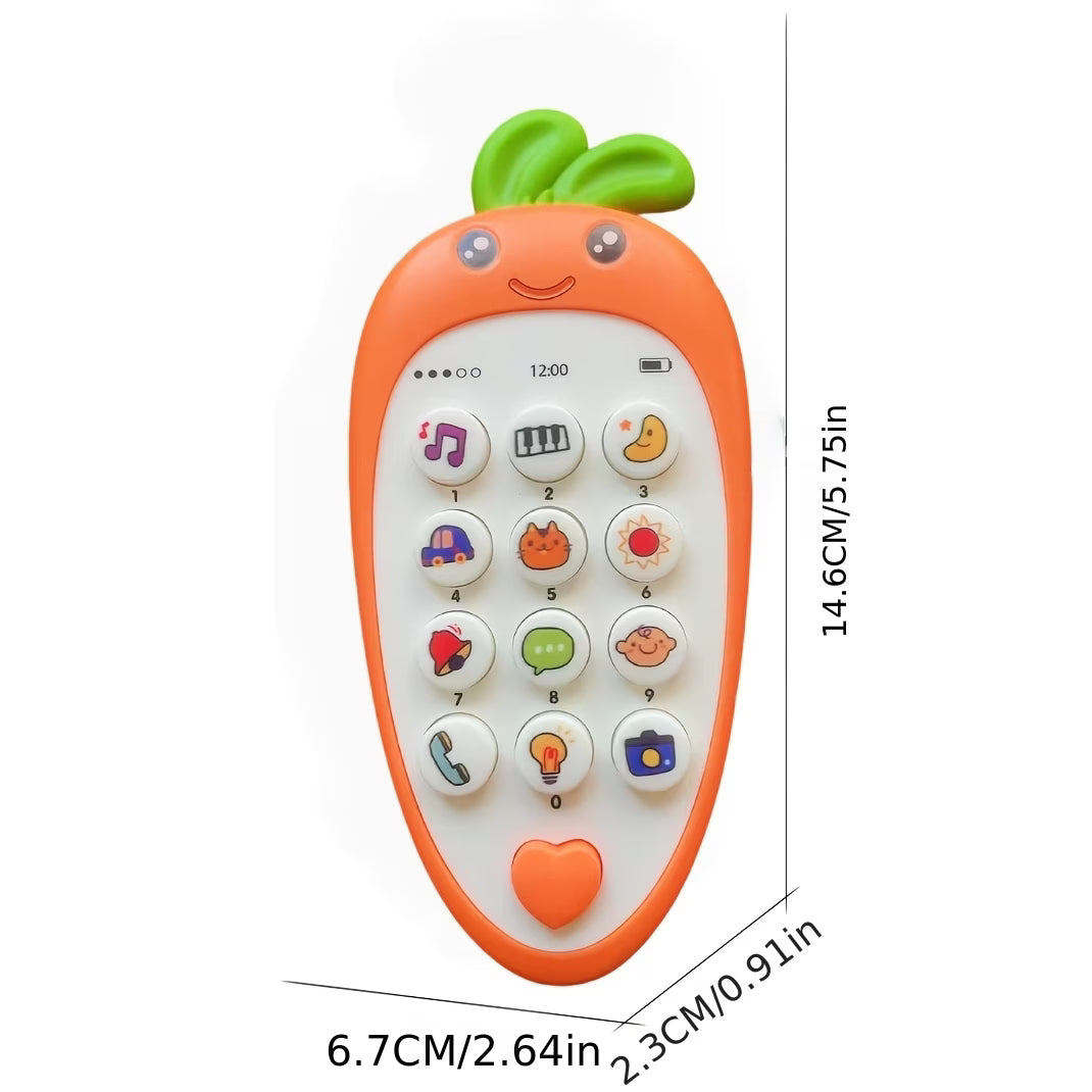 Cartoon Bear Toy Phone – Music & Light Toy
