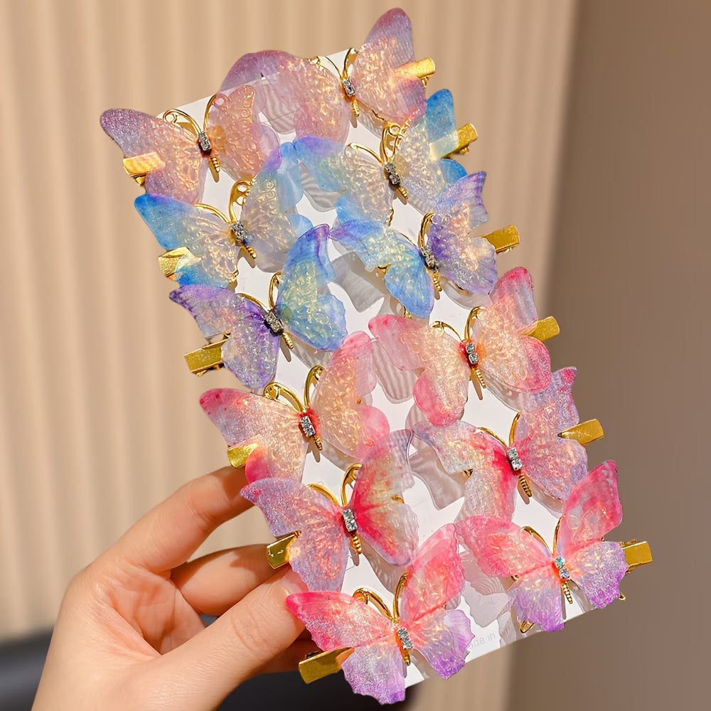 Kawaii Pop Hair Clips Set Cute Multicolor Mini Claws
