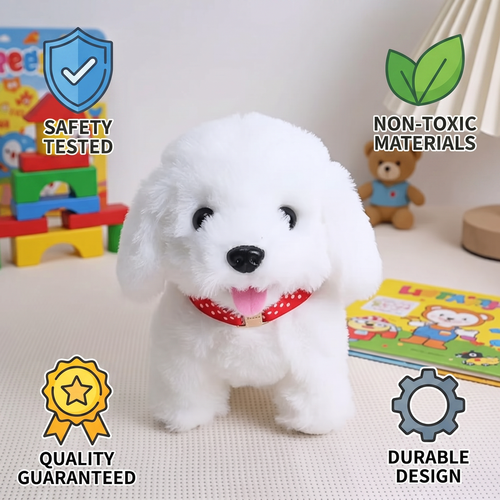 Adorable Electronic Pet Dog Toy for Kids – Barks, Walks & Wags Tail | Fun Interactive Puppy Toy | Perfect Birthday Gift for Boys & Girls