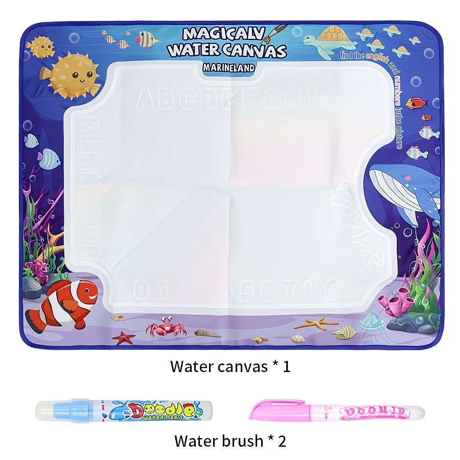 Magic Water Drawing Mat 🎨 | Reusable Mess-Free Painting Canvas for Kids