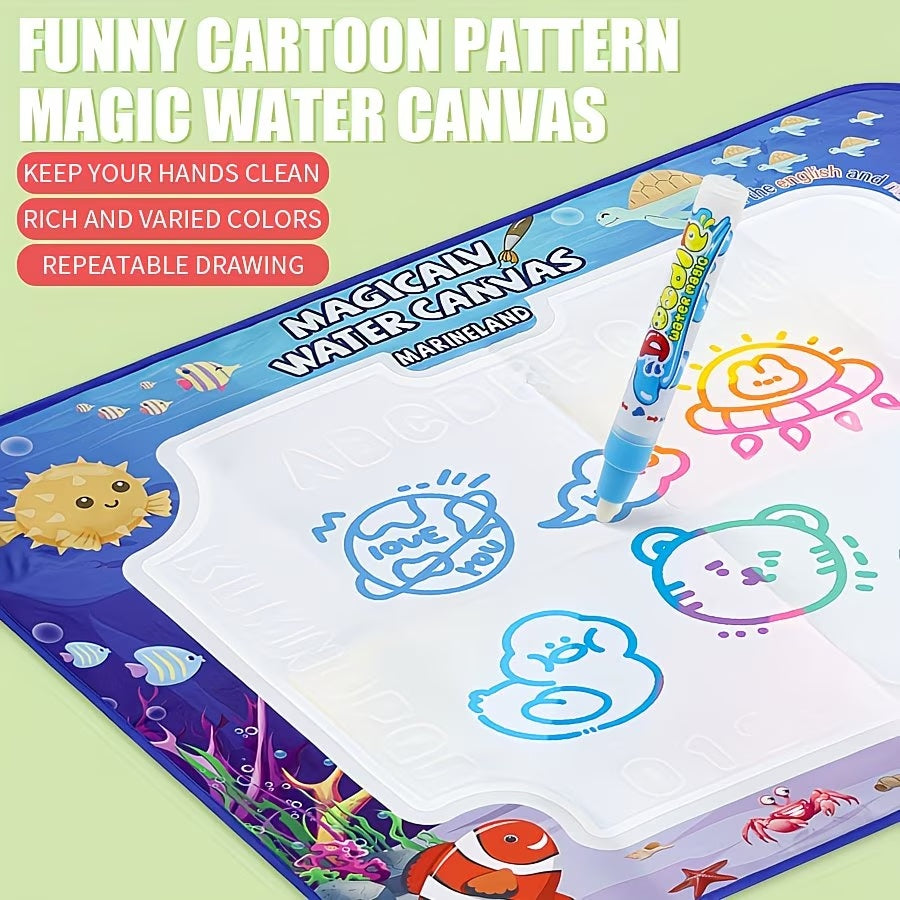 Magic Water Drawing Mat 🎨 | Reusable Mess-Free Painting Canvas for Kids
