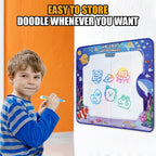Magic Water Drawing Mat 🎨 | Reusable Mess-Free Painting Canvas for Kids