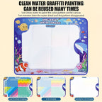 Magic Water Drawing Mat 🎨 | Reusable Mess-Free Painting Canvas for Kids