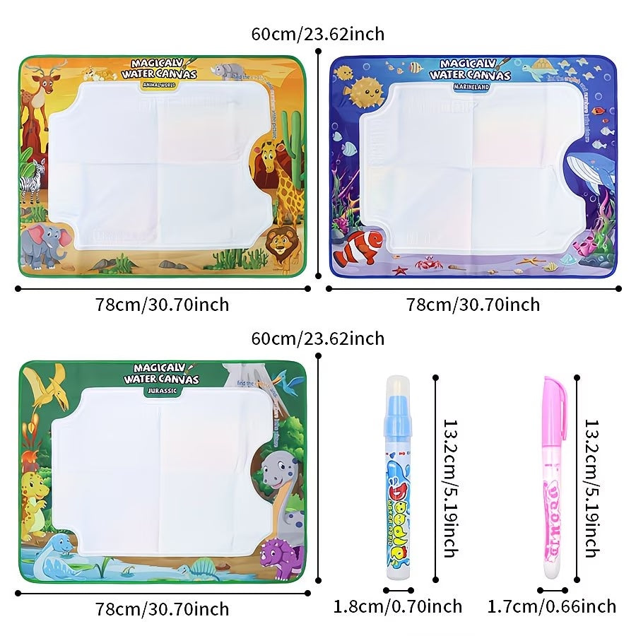 Magic Water Drawing Mat 🎨 | Reusable Mess-Free Painting Canvas for Kids