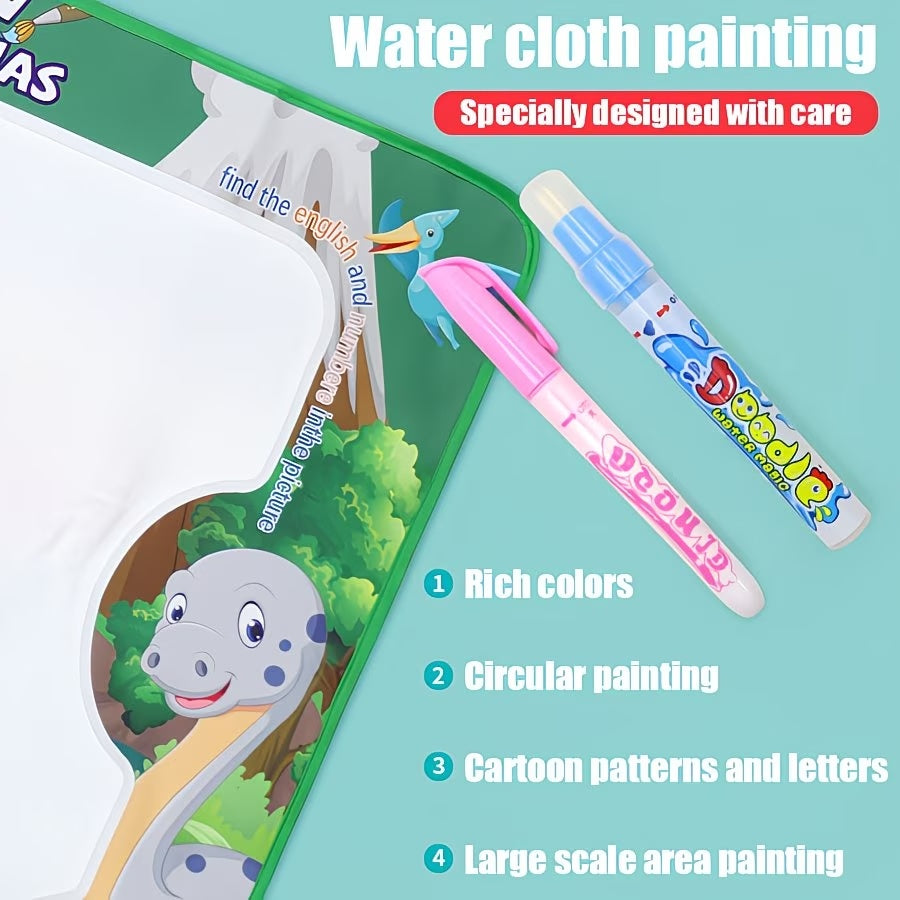 Magic Water Drawing Mat 🎨 | Reusable Mess-Free Painting Canvas for Kids