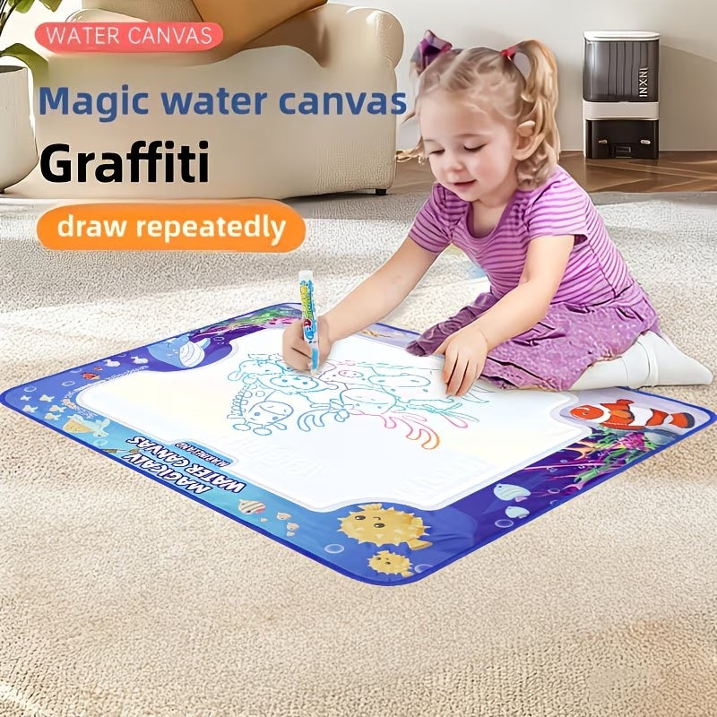 Magic Water Drawing Mat 🎨 | Reusable Mess-Free Painting Canvas for Kids