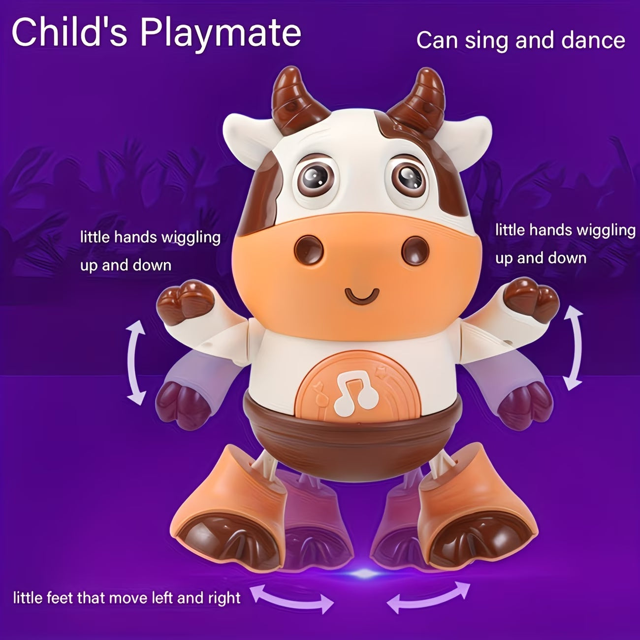Musical Dancing Robot 🤖 | Light-Up Singing & Swinging Toy for Kids