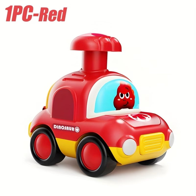 Dinosaur Pull-Back Racing Car 🦖 | No Battery Friction Toy for Kids (Taxi Style)