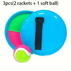 Outdoor Toss & Catch Game Set 🎯 | Sticky Ball Racket Toy for Kids (Garden, Beach & Party Play)