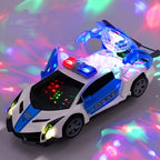 Dancing Police Car Toy with Lights & Sound