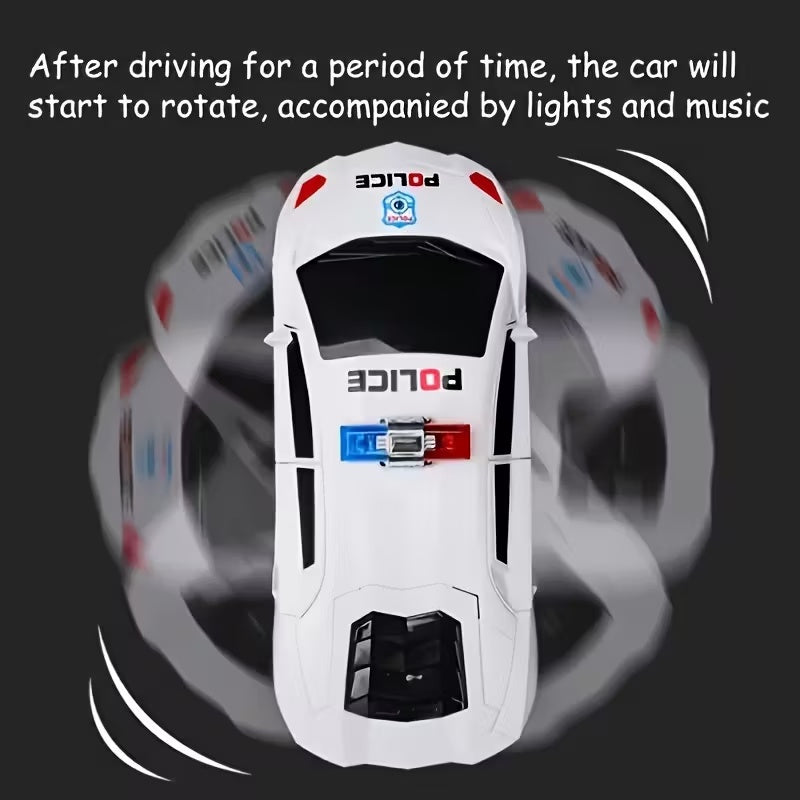 Dancing Police Car Toy with Lights & Sound