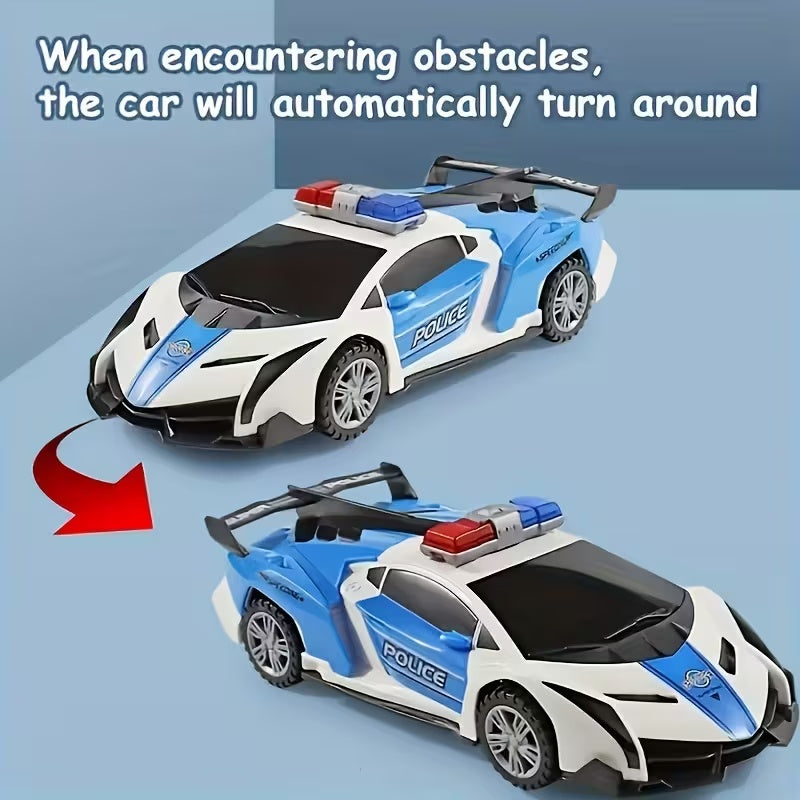 Dancing Police Car Toy with Lights & Sound