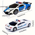 Dancing Police Car Toy with Lights & Sound