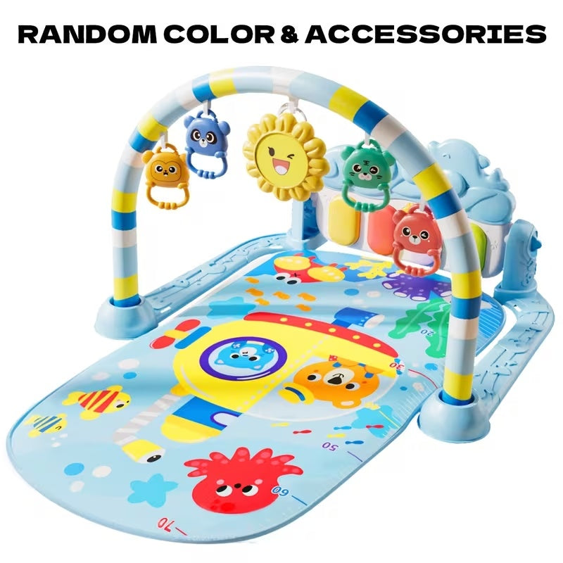 Baby Piano Play Mat with Toys & Music