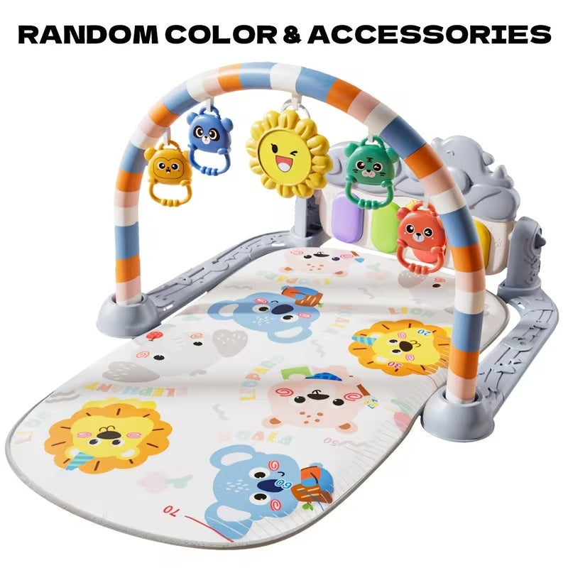 Baby Piano Play Mat with Toys & Music