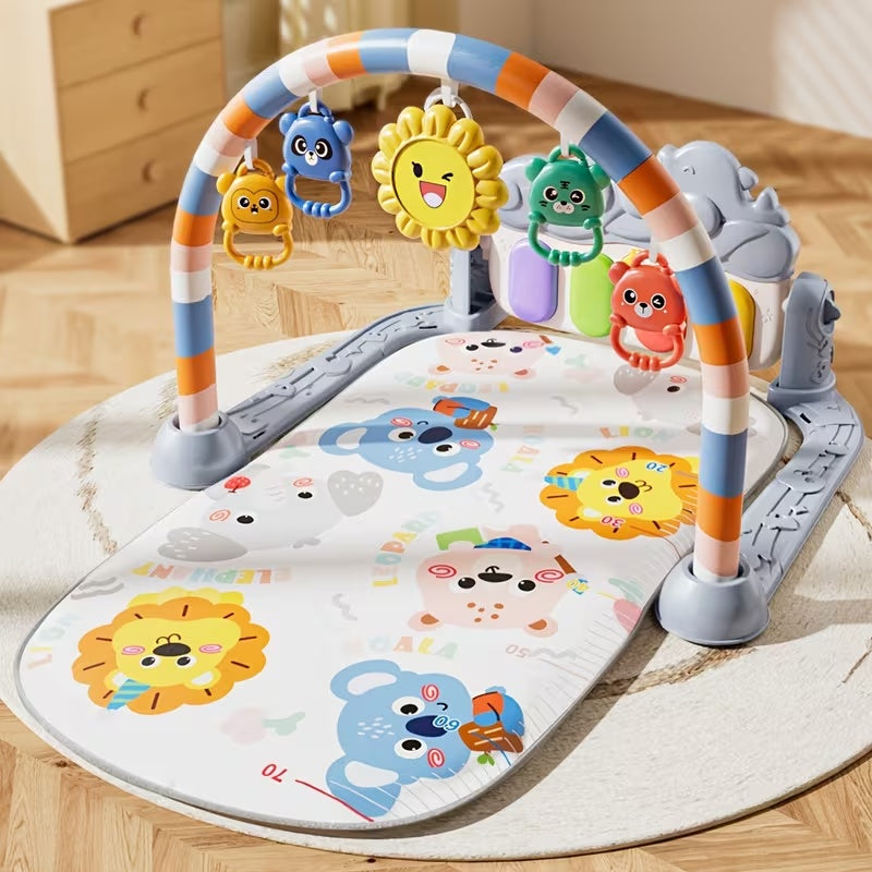 Baby Piano Play Mat with Toys & Music