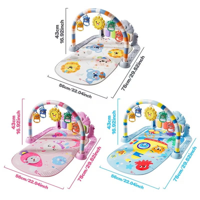 Baby Piano Play Mat with Toys & Music