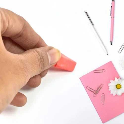Cute Pencil Top Erasers (Pack of 10) –  Stationery for Kids
