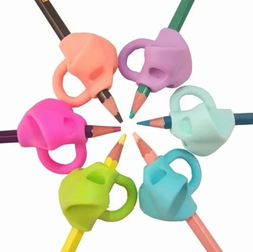 Silicone Pencil Gripper (Pack of 3) – Easy Writing Support for Kids