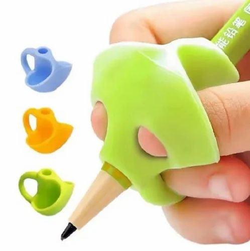 Silicone Pencil Gripper (Pack of 3) – Easy Writing Support for Kids
