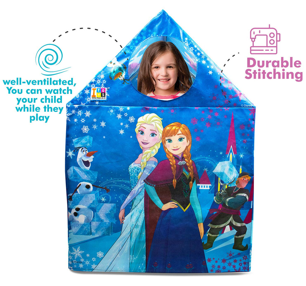 Princess Style Kids Play Tent House with Decorative Drapes
