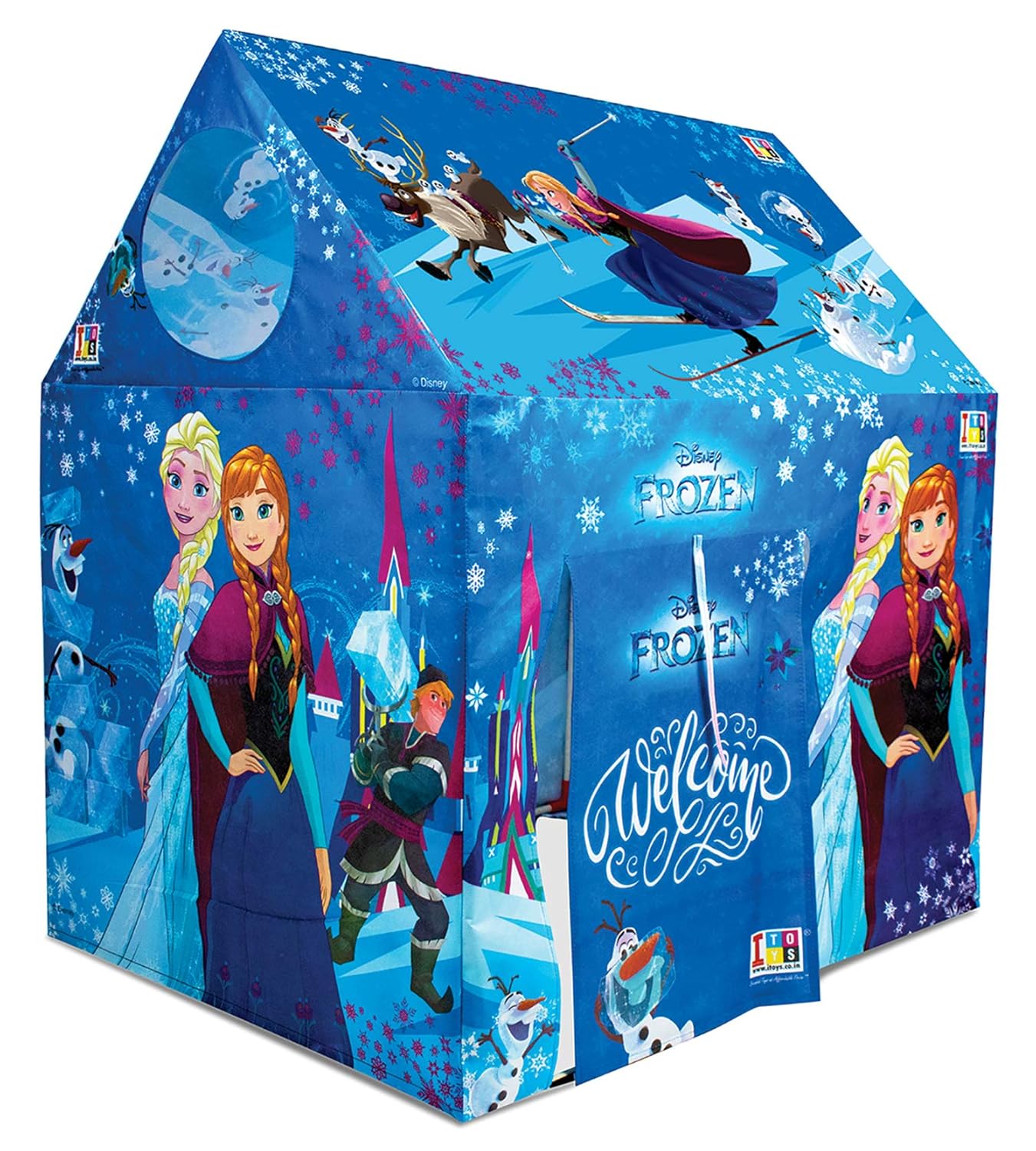 Princess Style Kids Play Tent House with Decorative Drapes